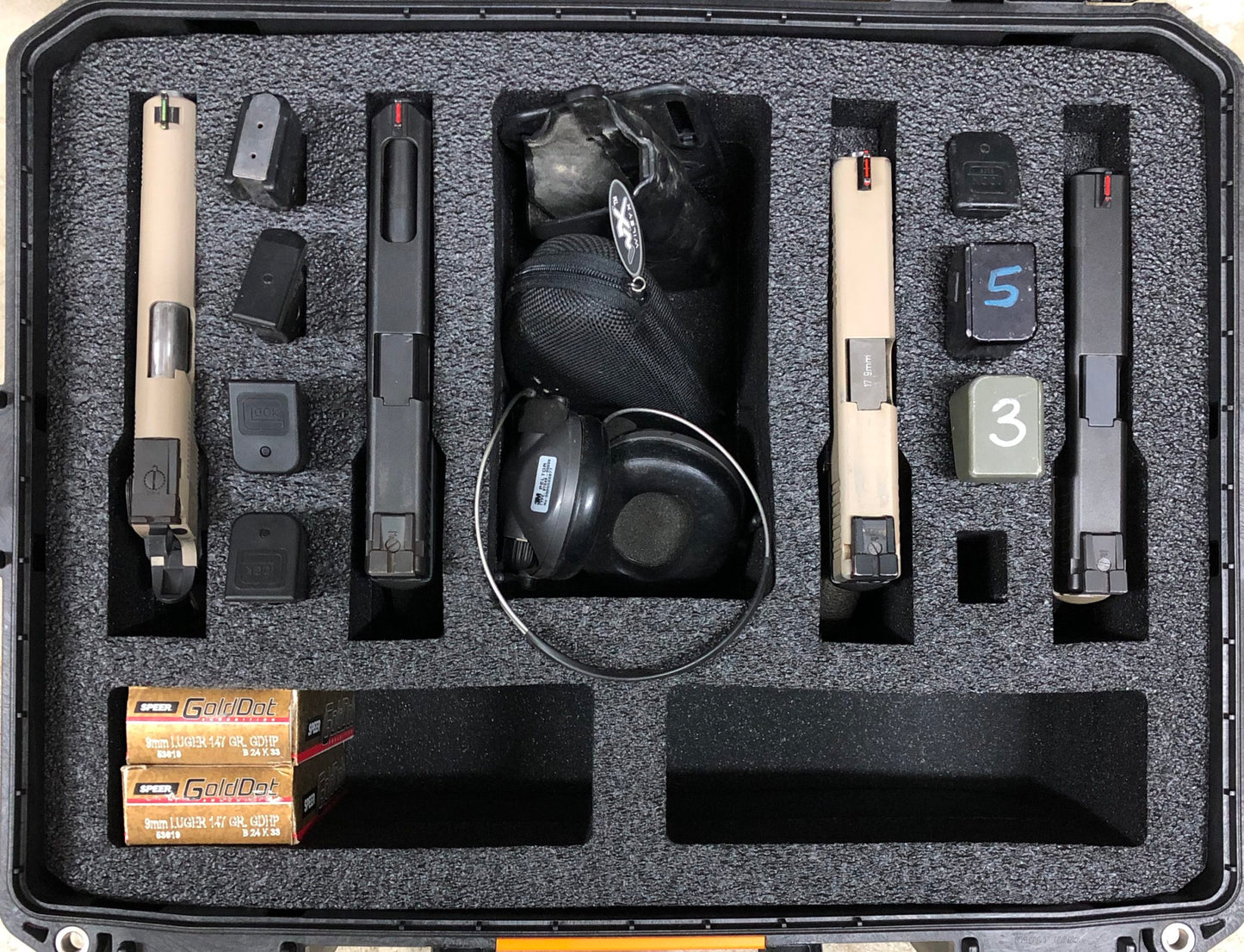 Pelican Vault 200 Medium Utility Pistol Case - with Foam
